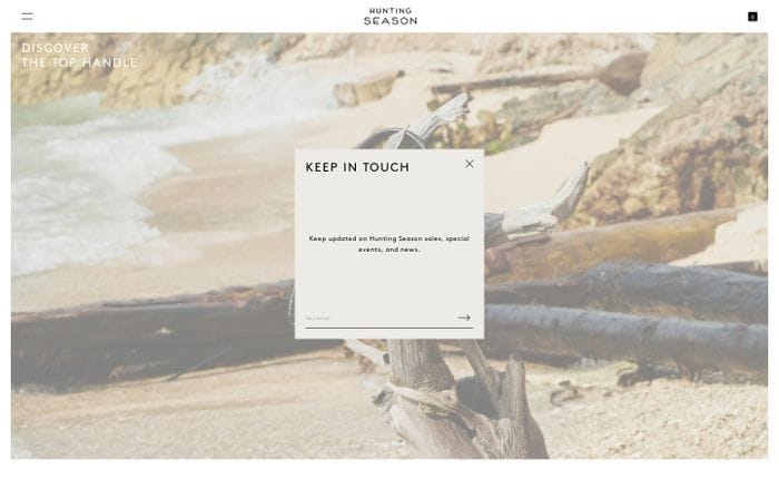 Hunting Season website preview