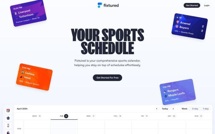 Fixtured website preview