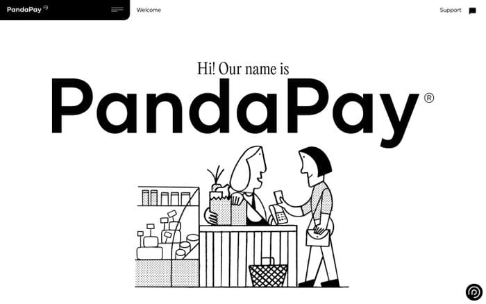 PandaPay website preview