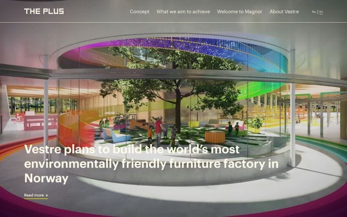 The Plus website preview