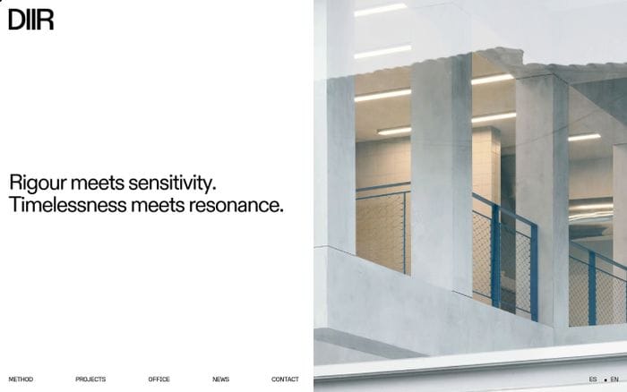 Diir website preview