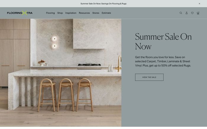 Flooring Xtra website preview