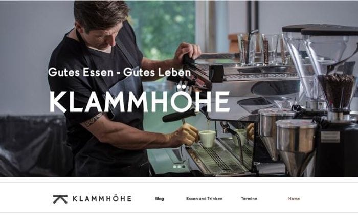 Klammhoehe website preview