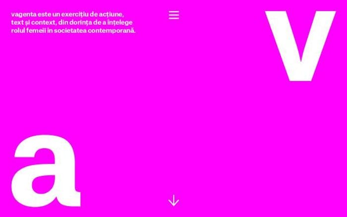 Vagenta website preview