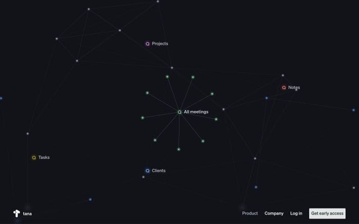 Tana website preview