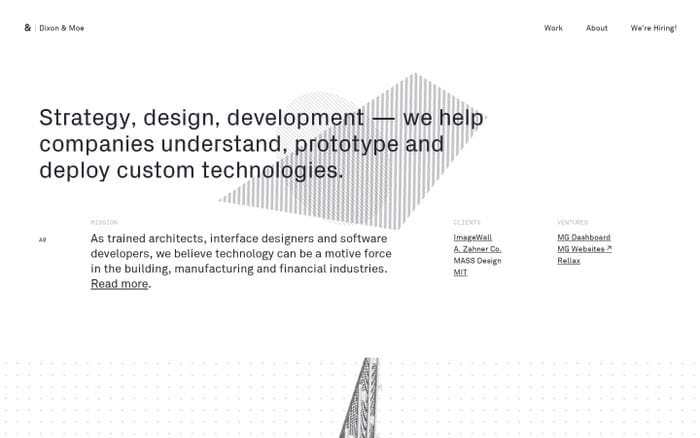 Dixon & Moe — Strategy, Design, Development website preview