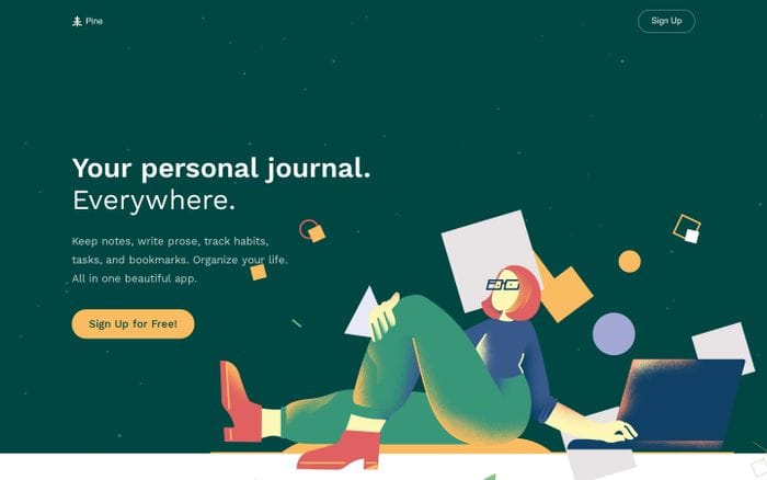 Pine | Home website preview