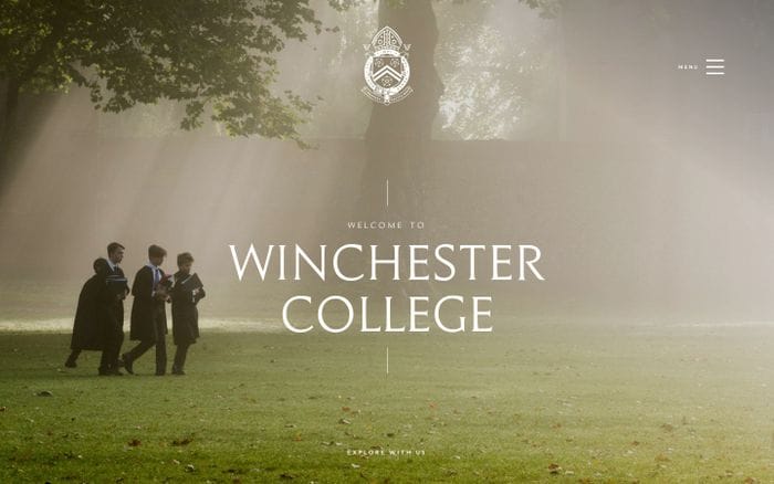 Winchester College | Independent Boys' Boarding School  website preview