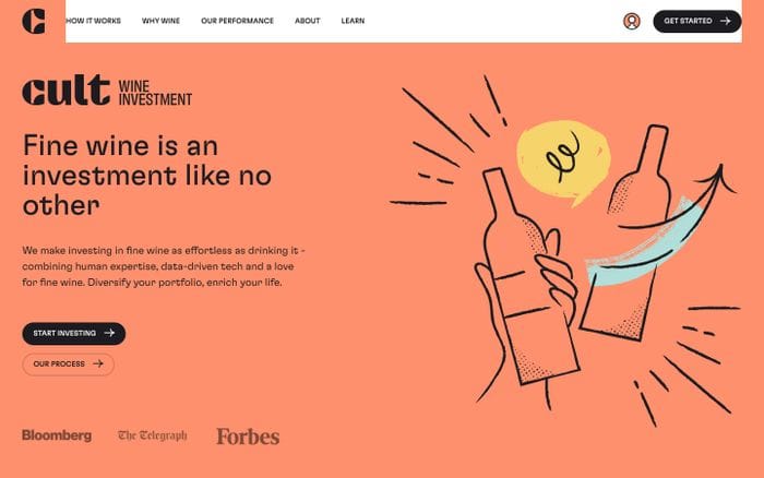 Wine Investment website preview