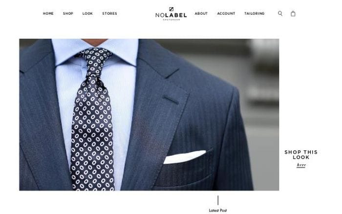 Nolabel website preview