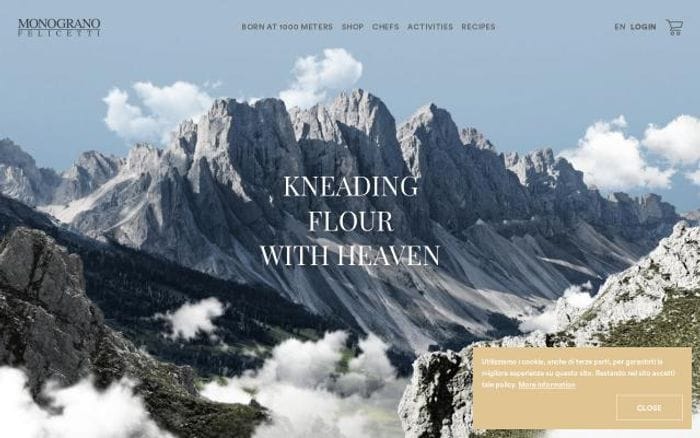 Monogranofelicetti website preview