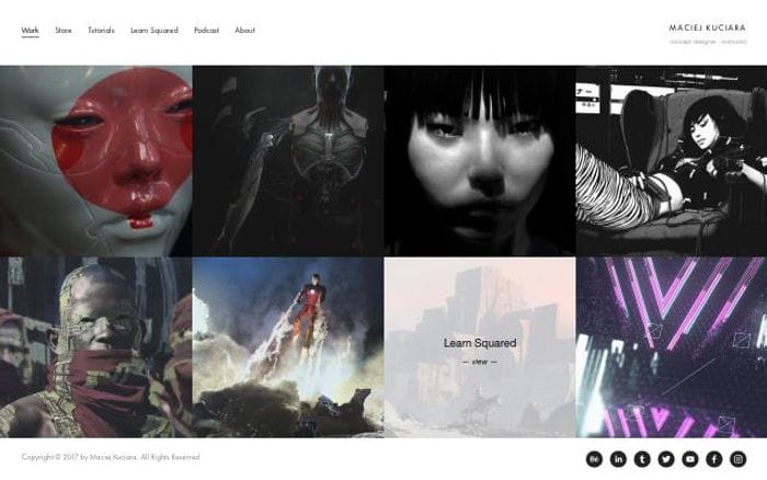 Kuciara website preview