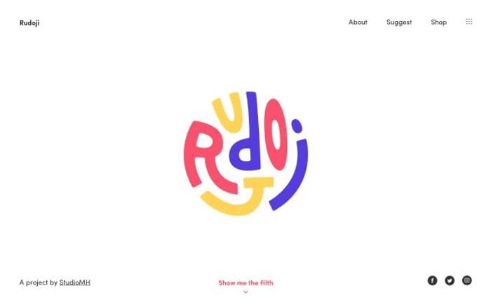 Rudoji website preview