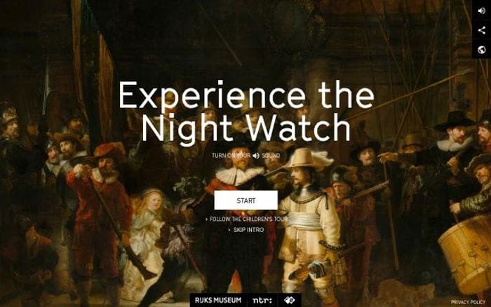 Nightwatchexperience website preview