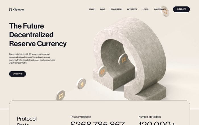 Olympus website preview