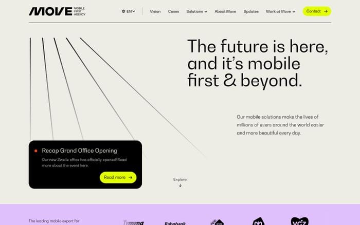 Move website preview