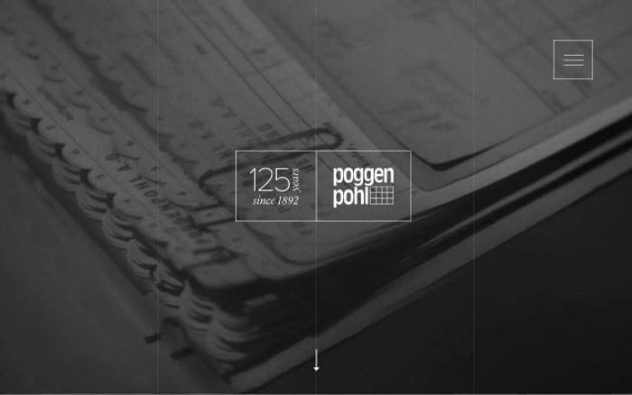 Poggenpohl website preview