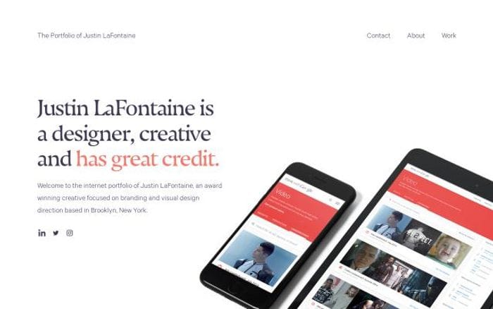 Jlafonta website preview