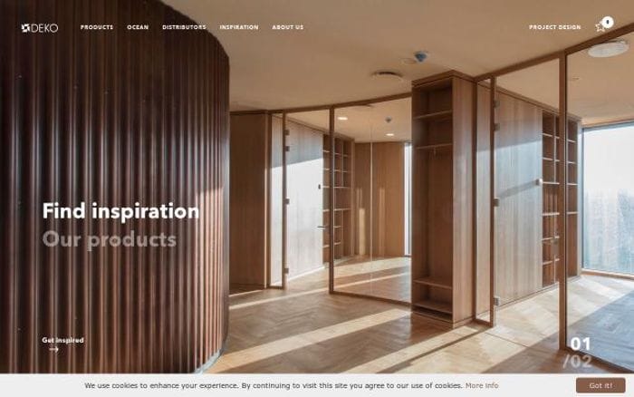 Deko website preview
