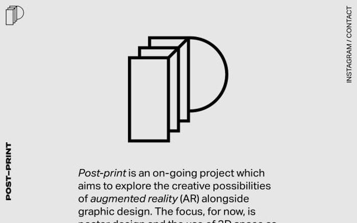 Post-print website preview