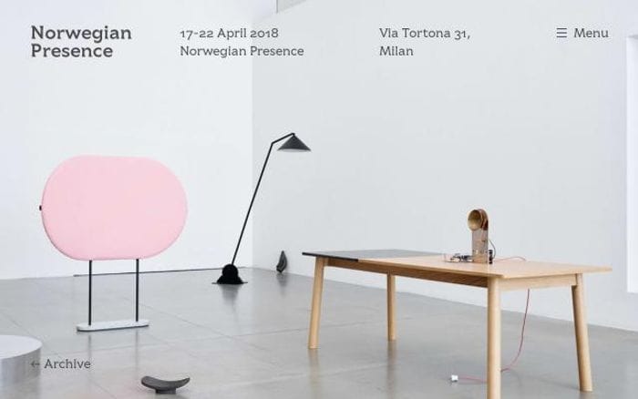 Norwegianpresence website preview