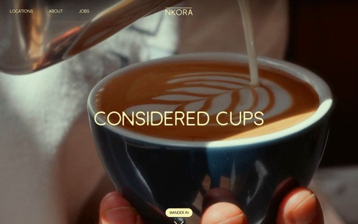 Nkora website preview