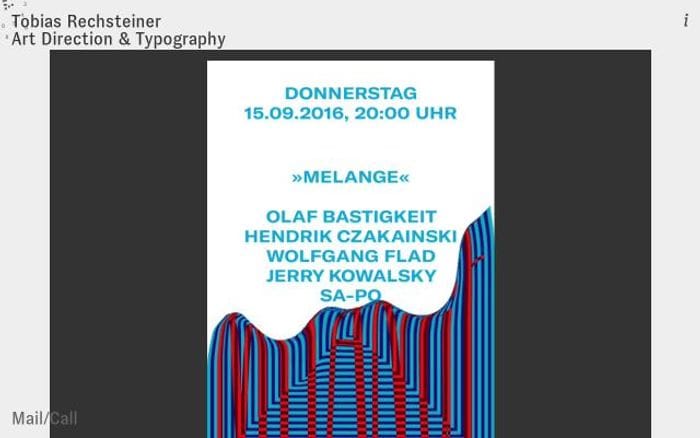 Tobiasrechsteiner website preview