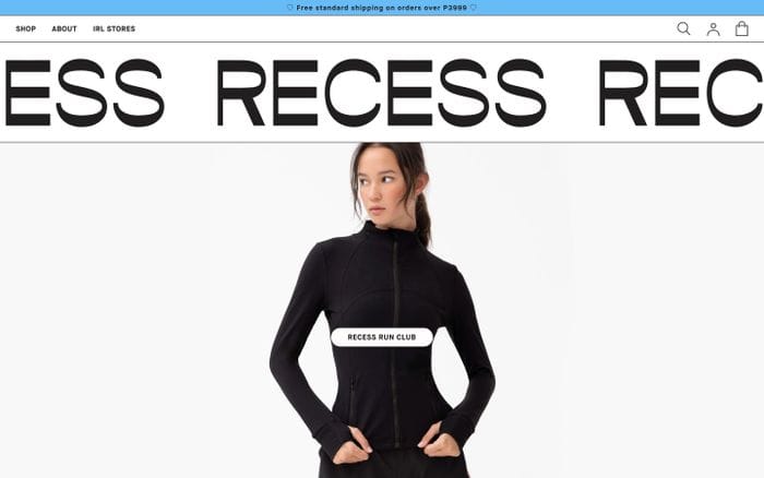Recess website preview