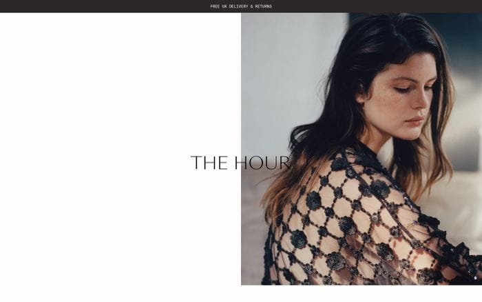 The Hour website preview