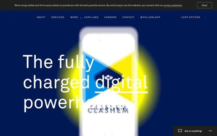 Agentur-loop website preview
