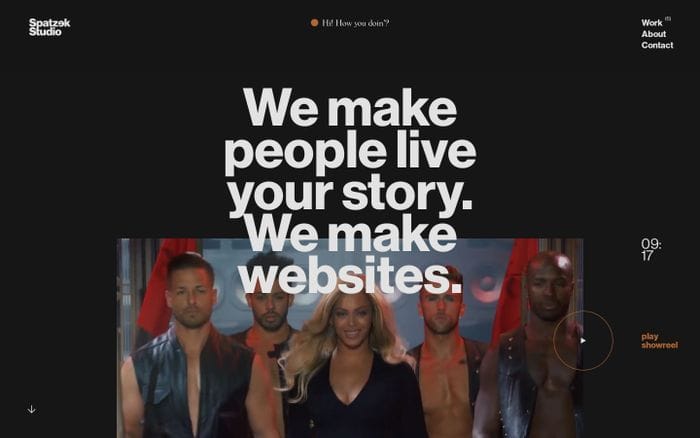 Spatzek Studio website preview