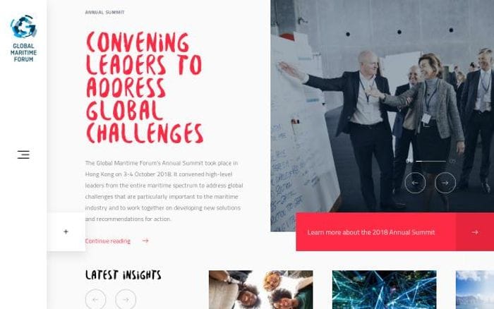 Globalmaritimeforum website preview
