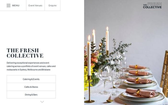 Thefreshcollective website preview