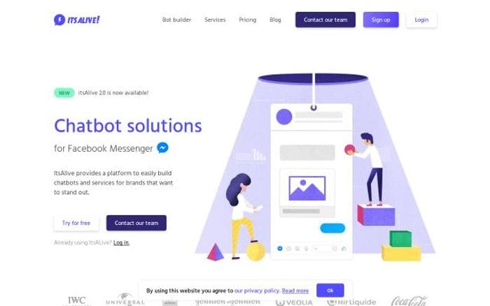 Itsalive website preview