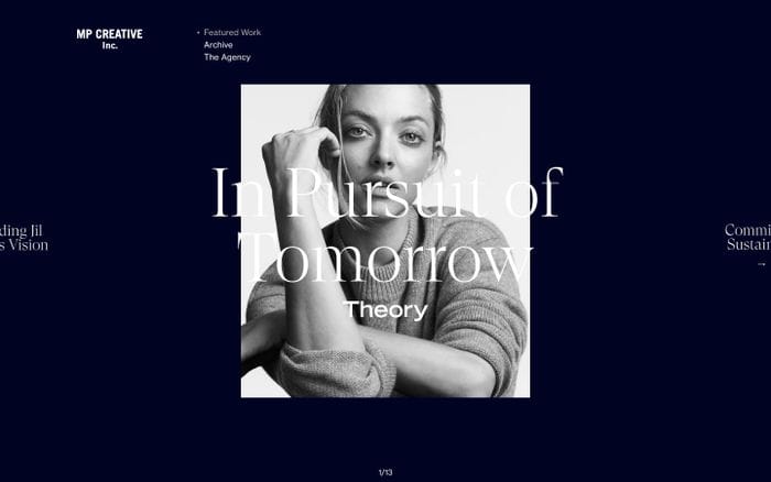 MP Creative website preview