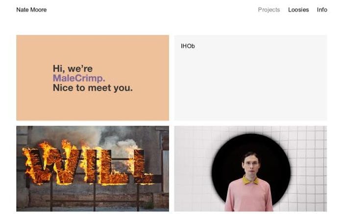 Thisisnate website preview