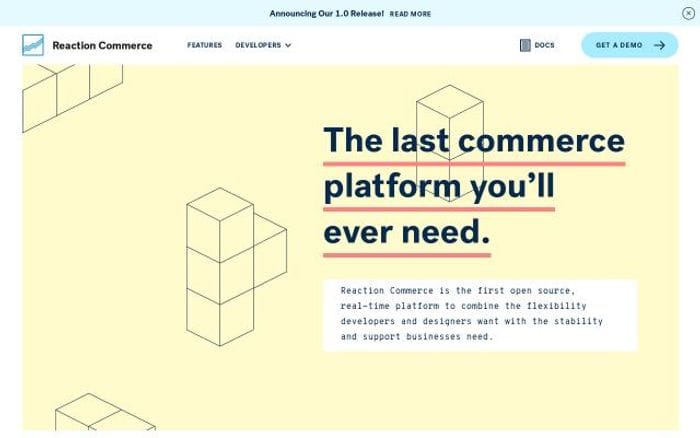 Reactioncommerce website preview