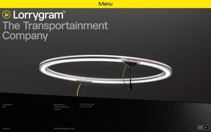 Lorrygram website preview