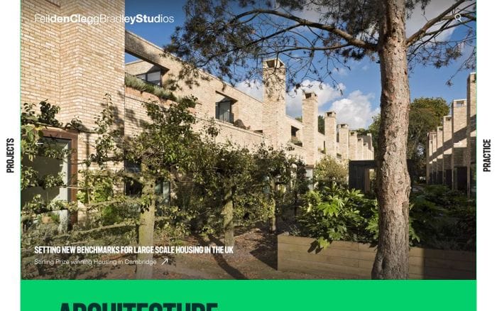 Feilden Clegg Bradley Studios website preview