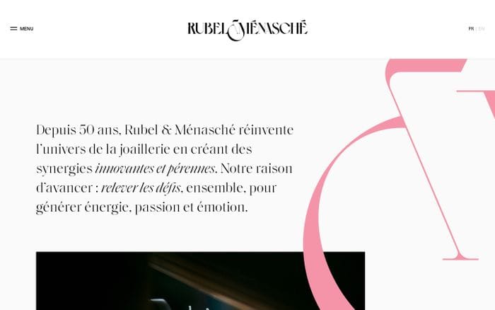 Rubel & Ménasché website preview