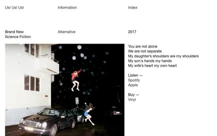 Ususus website preview