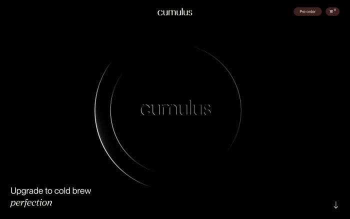 Cumulus website preview