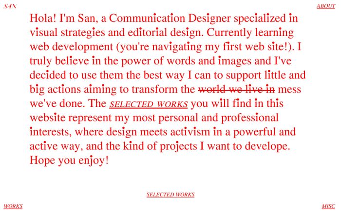 Sandra Méndez S. website preview