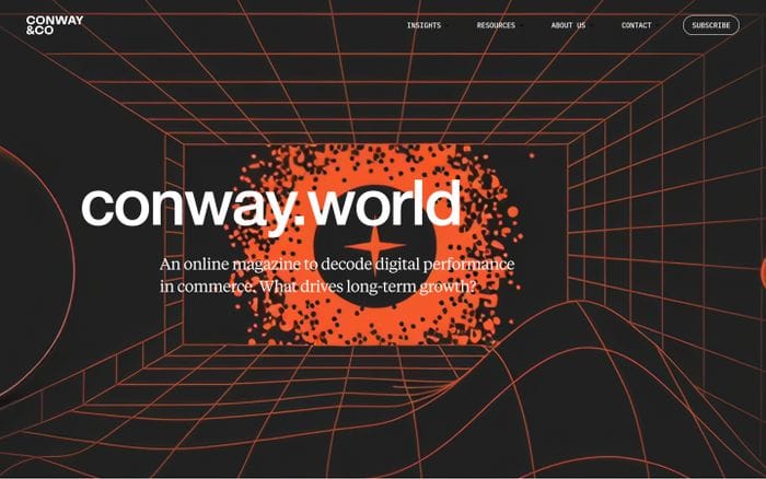 Conway World website preview
