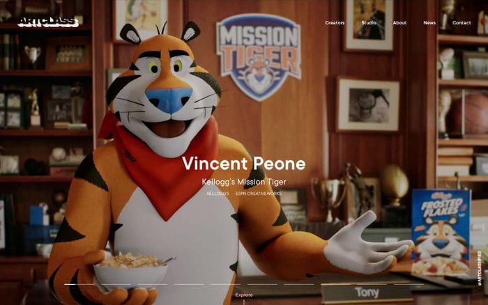 ArtClass Content website preview