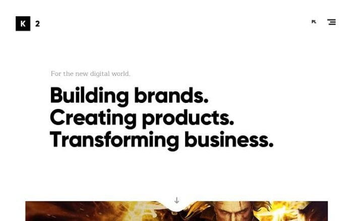 K2 website preview