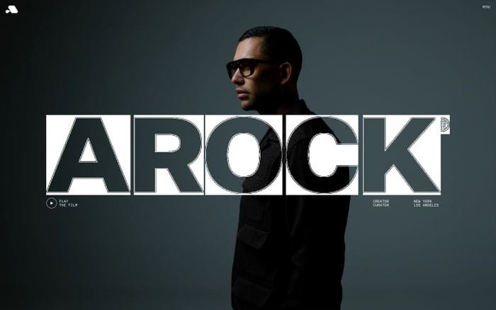 Arock website preview