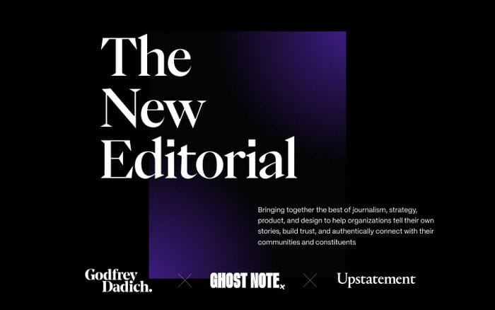 The New Editorial website preview