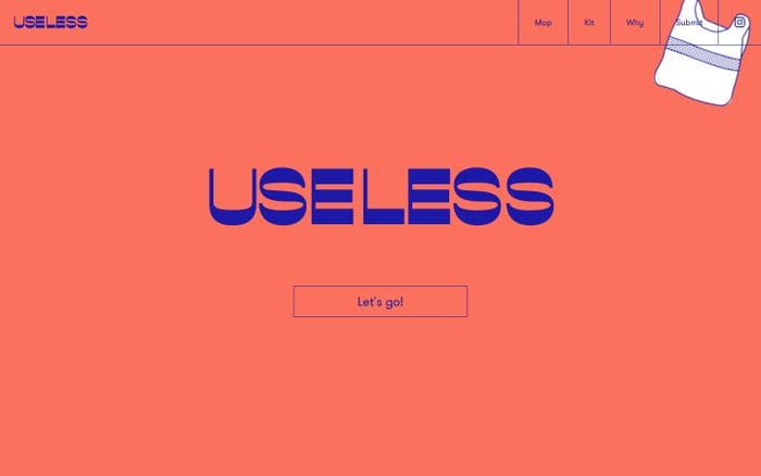 USELESS website preview
