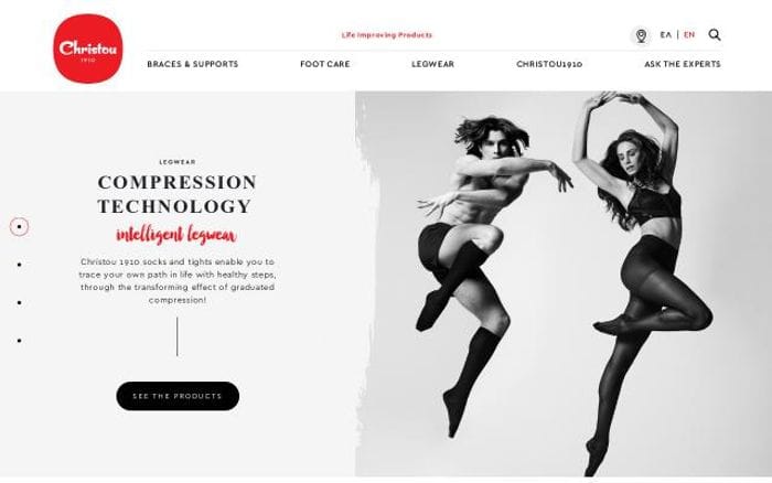 Christou1910 website preview